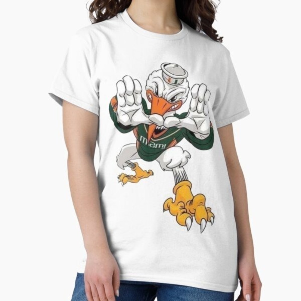 University Of Miami College Spirit Graphic Shirt